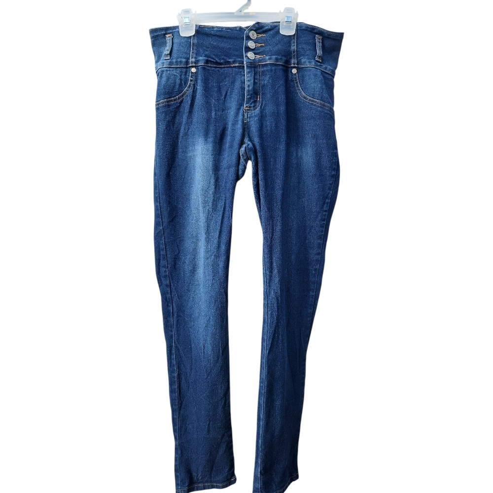 Gogo Dark Wash Jeans Waist-16-17 Inseam-31-1/2